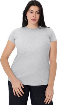 June + Vie Ribbed Crewneck Top