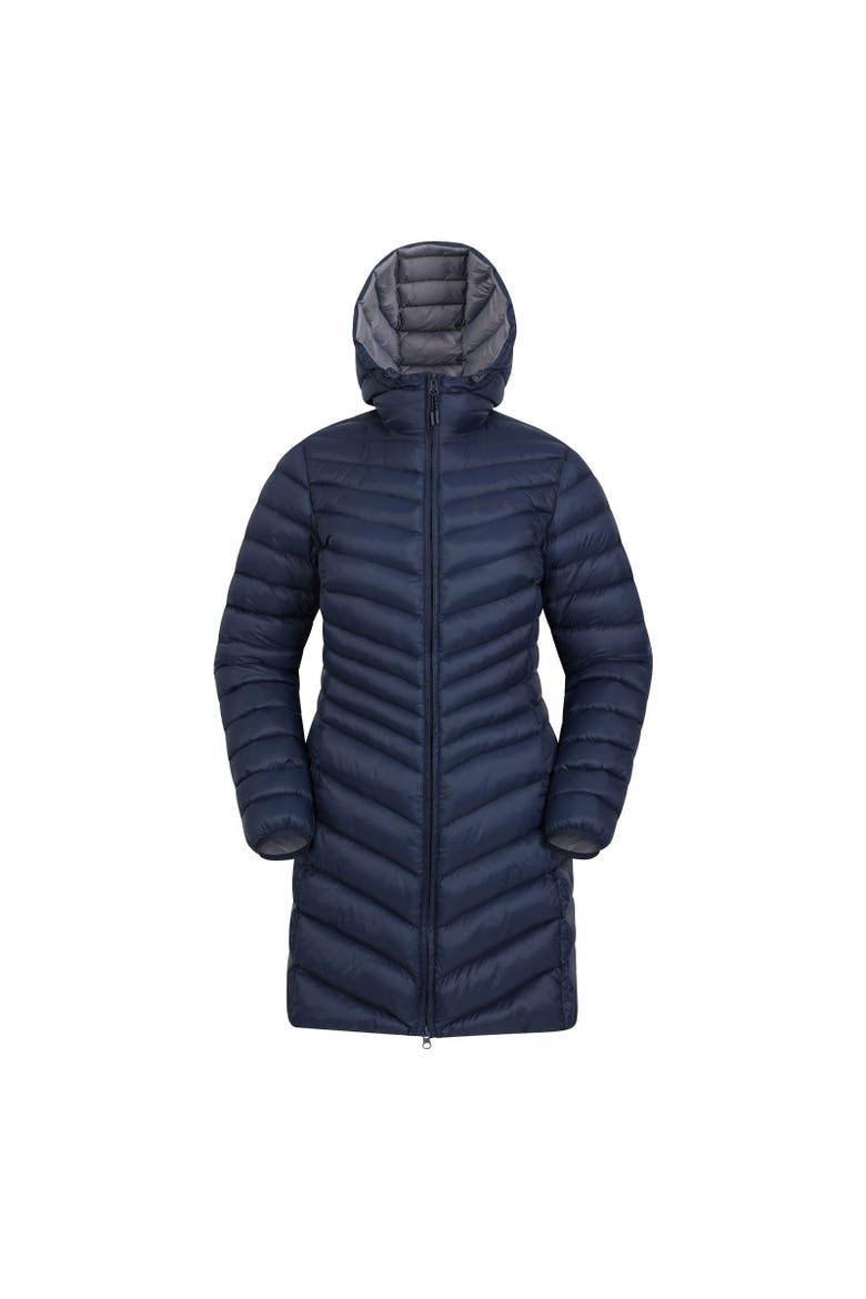 Florence Long Padded Jacket, Main, color, Navy