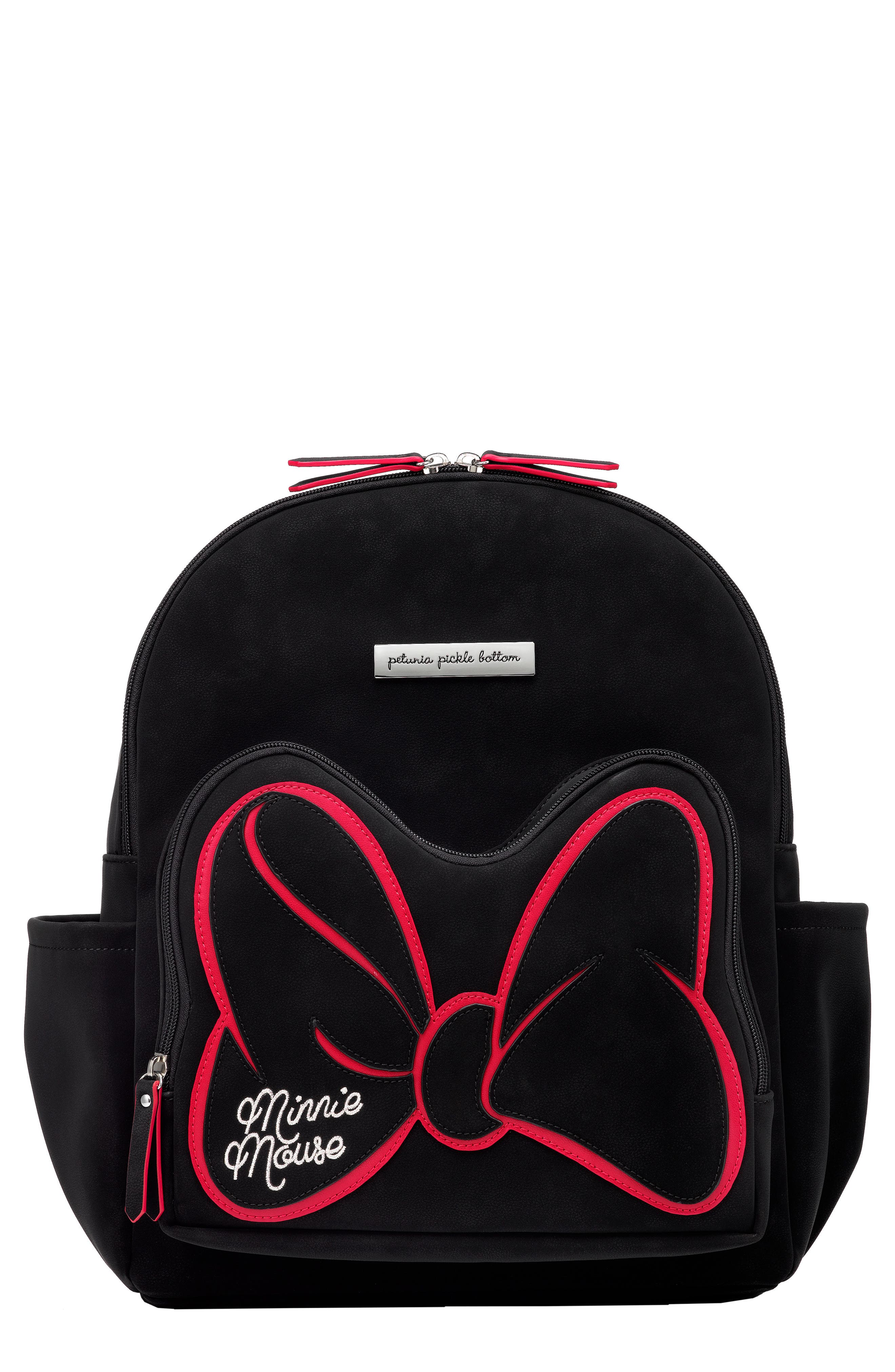 Petunia Pickle Bottom District Signature Minnie Backpack Diaper Bag, Main, color, 