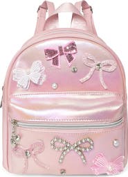 OMG Accessories Bow Mini Backpack