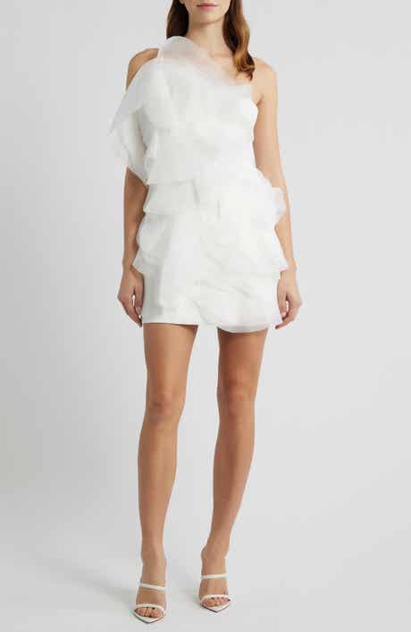 Cotwall One-Shoulder Minidress