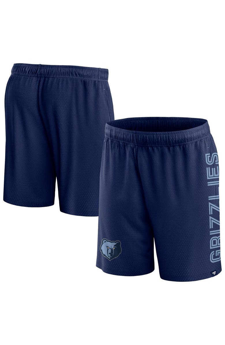 FANATICS Men's Fanatics Branded Navy Memphis Grizzlies Post Up Mesh Shorts, Main, color, Navy
