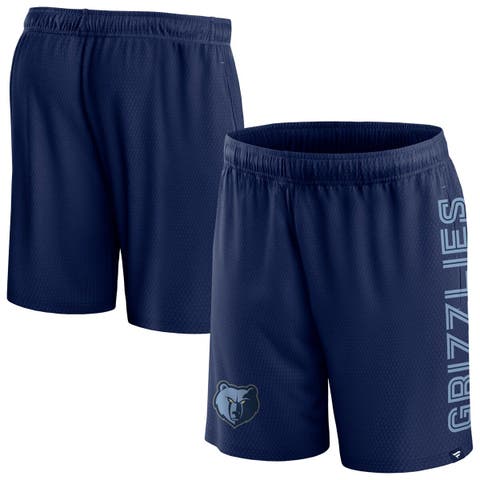 Men's Fanatics Branded Navy Memphis Grizzlies Post Up Mesh Shorts