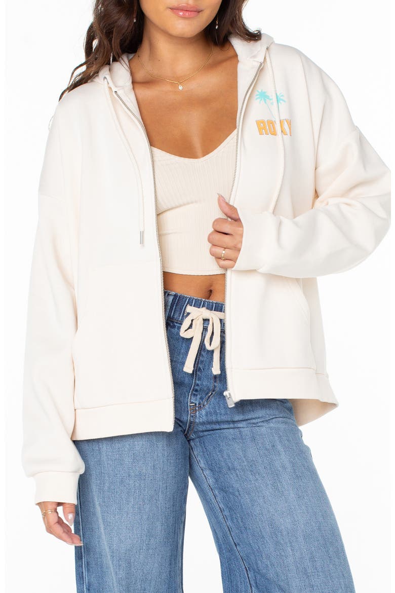 Evening Lineup Graphic Zip Hoodie, Main, color, DEW