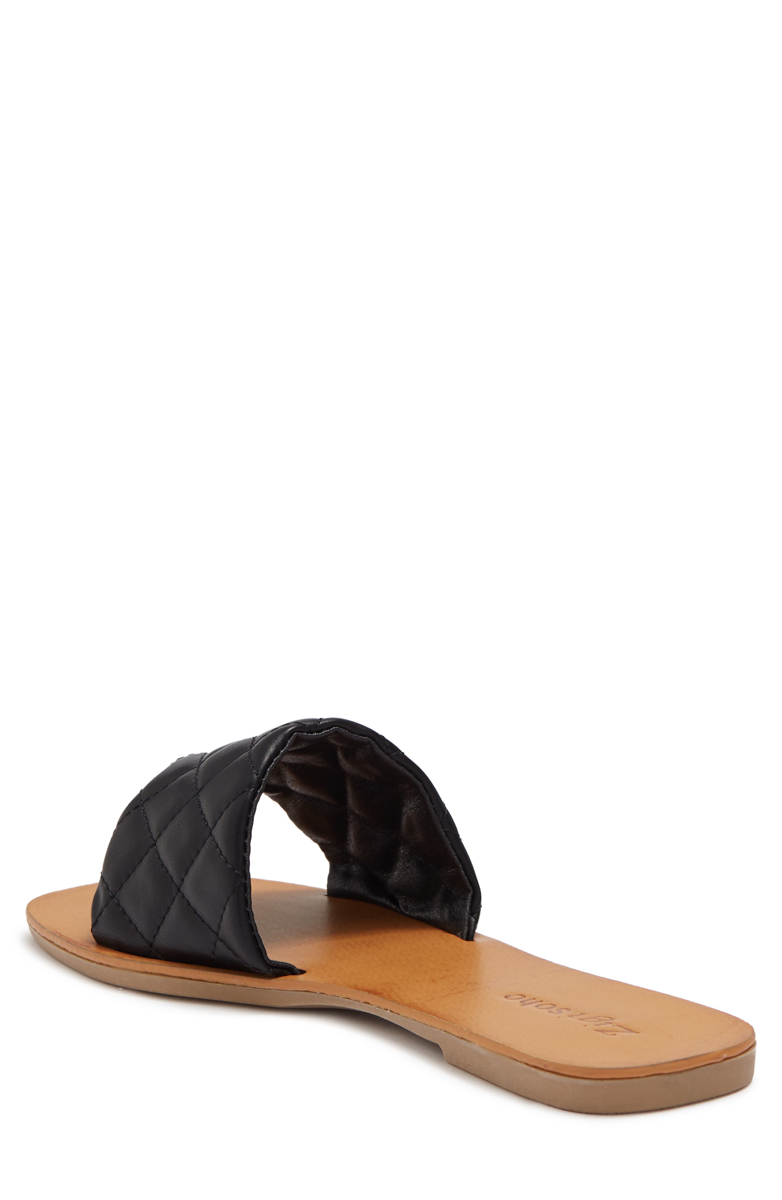 ZIGIny Kaily Quilted Slide Sandal, Alternate, color, 