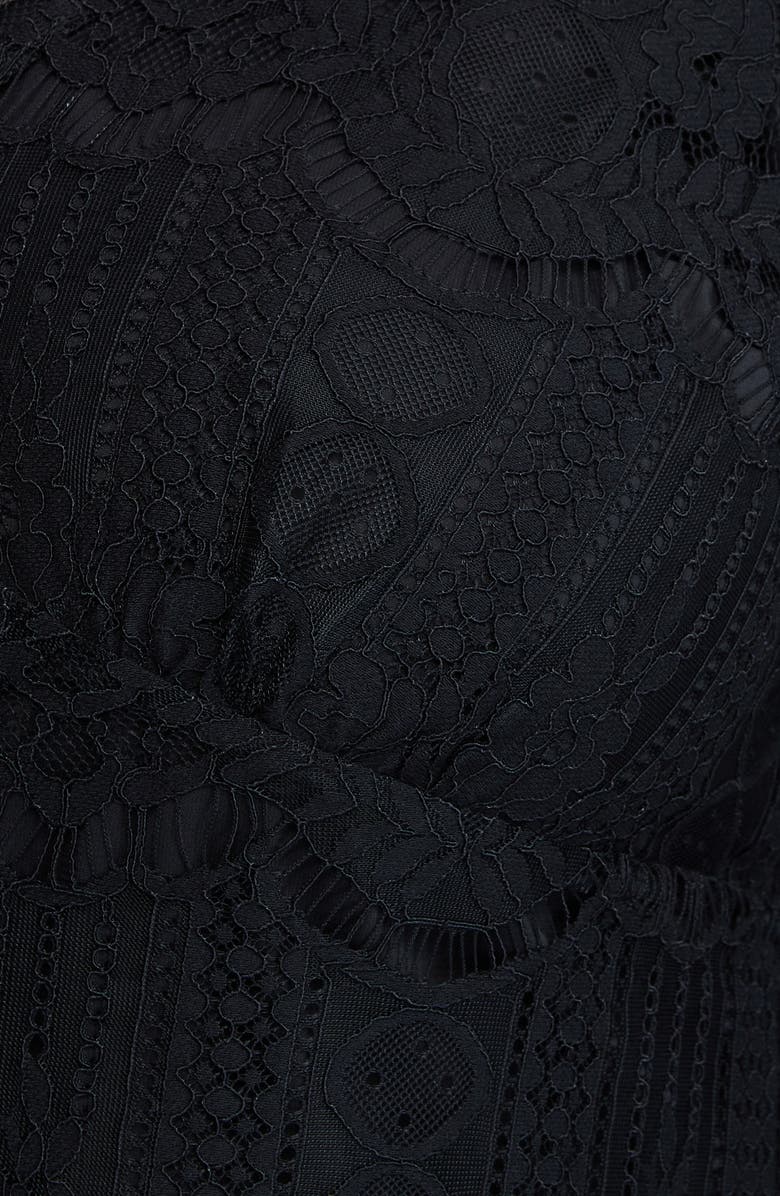 Estelle Lace Overlay Long Sleeve Dress, Alternate, color,