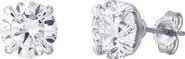 LuvMyJewelry Nisara 3.5 Ct TW Lab Grown Round Diamond Studs 14K Gold Earrings
