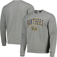 COLOSSEUM Men's Colosseum Heathered Gray Pitt Panthers Arch & Logo Sweatshirt