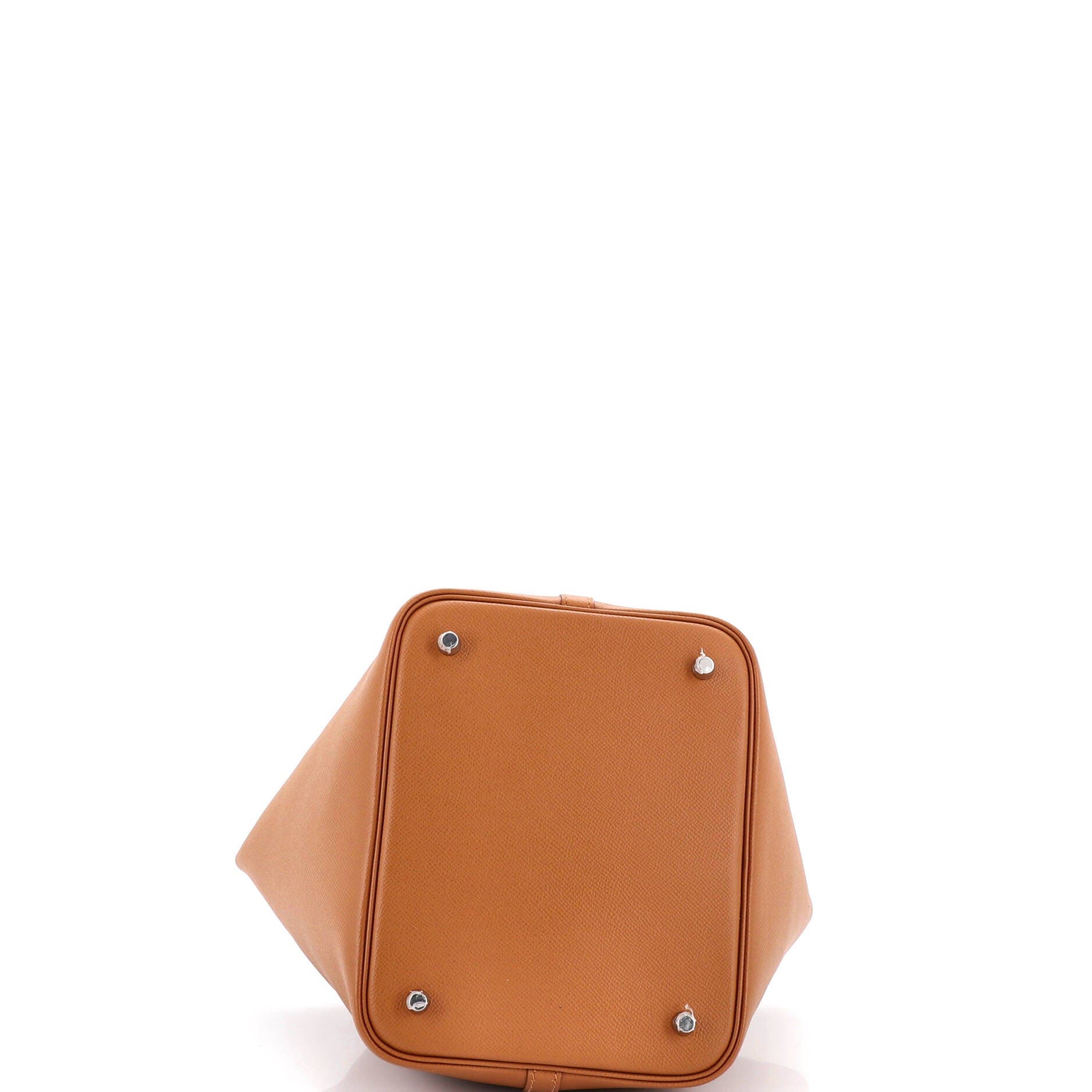 Picotin Lock Bag Tressage Epsom MM, Alternate, color, Brown