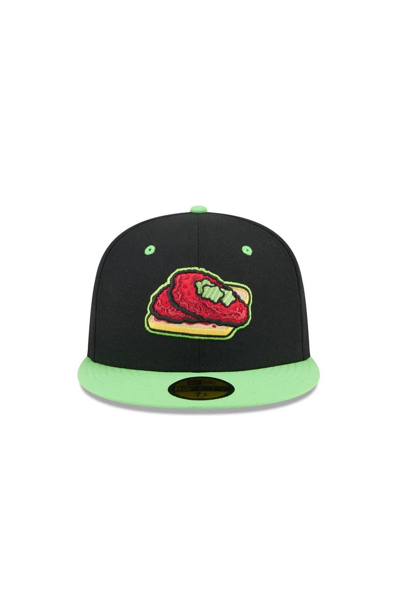 New Era Men's New Era Black Nashville Sounds Theme Nights 59FIFTY Fitted Hat, Alternate, color, Black