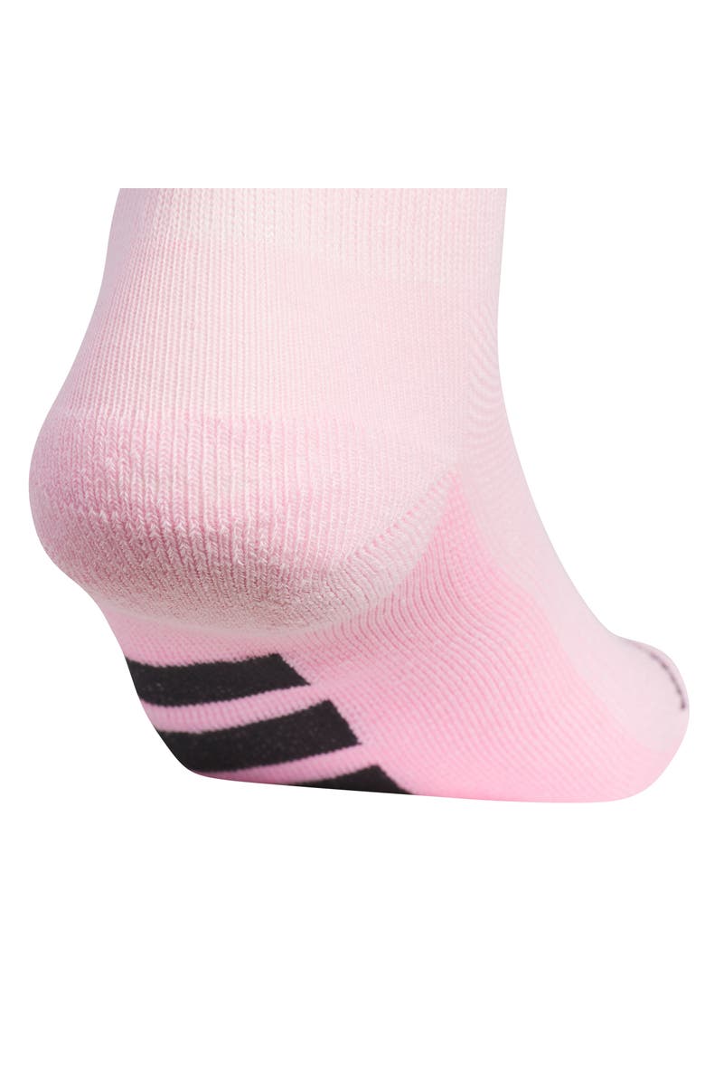 adidas Assorted 3-Pack All Day Training Quarter Socks, Alternate, color, True Pink/ Black/ White