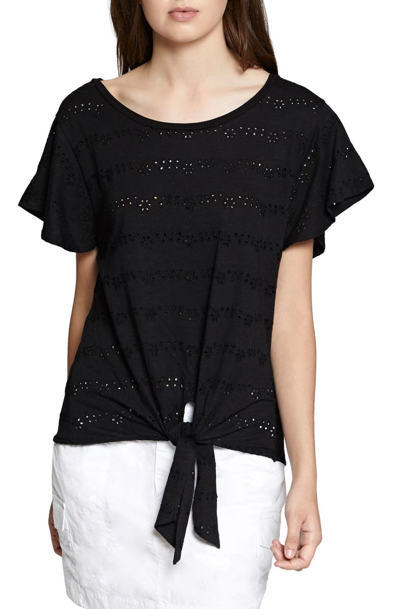 Sanctuary Hayden Eyelet Tee, Main, color,