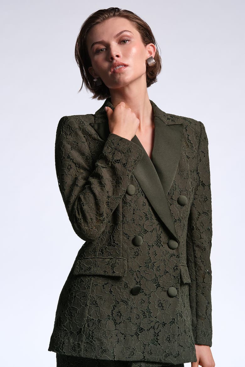 Kaia Blazer, Alternate, color, Dark Olive