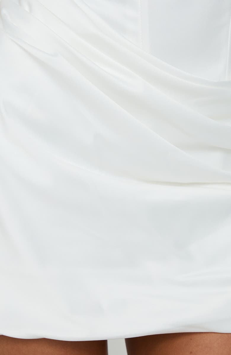 Princess Polly Annibella Ruched Strapless Minidress, Alternate, color, White