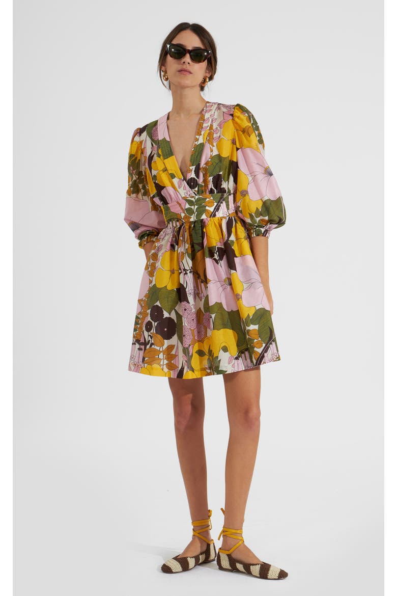 Margherita Dress Big Flower Rose Pink, Main, color, Big Flower Rose Pink