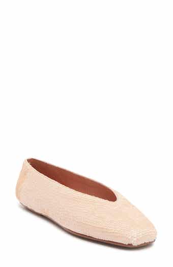 Fathom Sequin Square Toe Flat