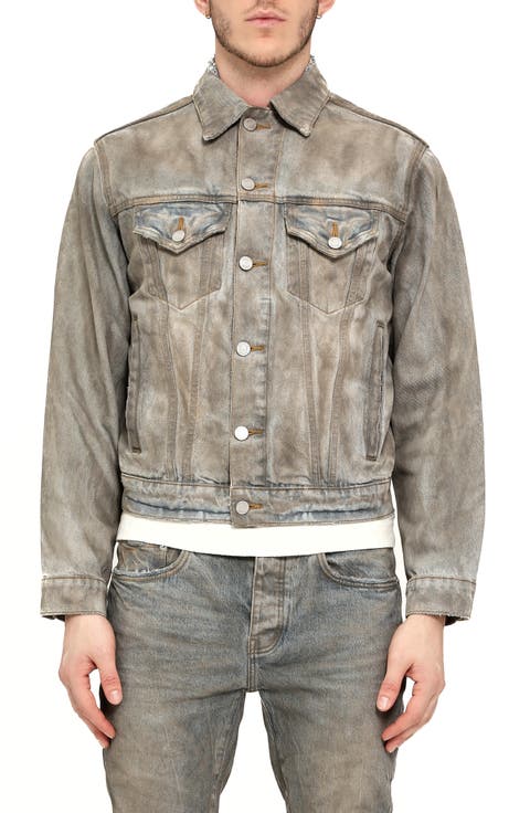 Arcilla Distressed Denim Jacket