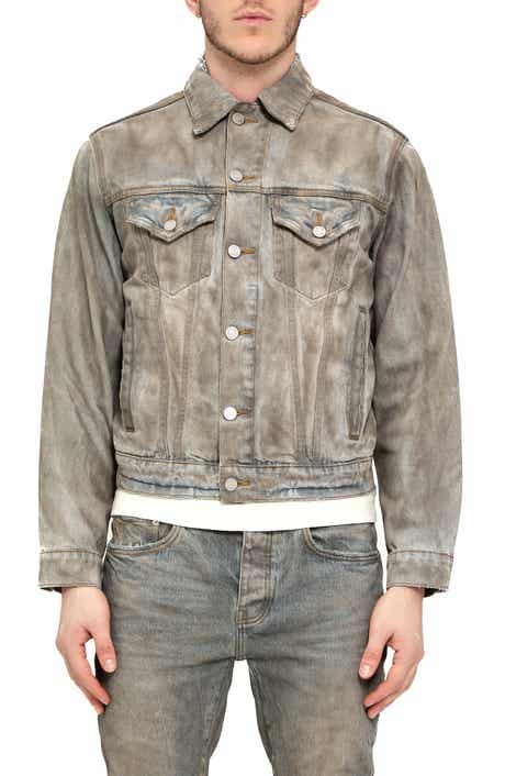 PURPLE BRAND Arcilla Distressed Denim Jacket