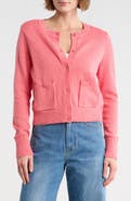 DKNY Jeans Button Front Cotton Cardigan