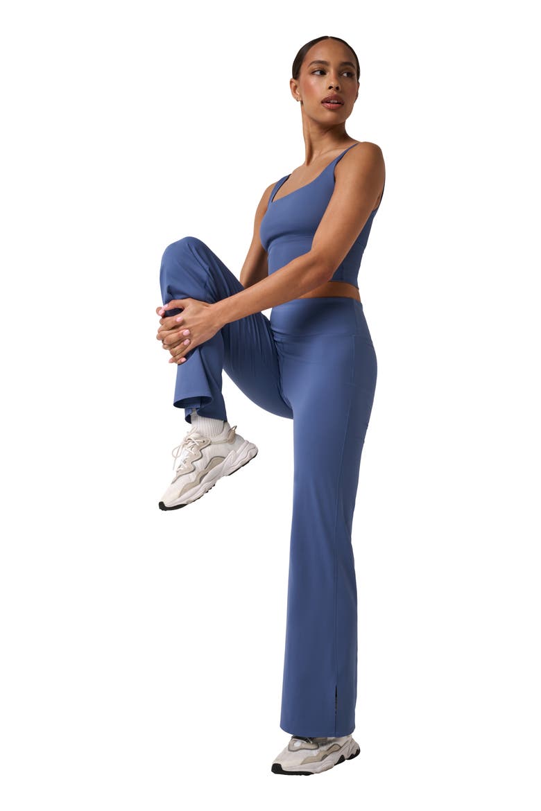 Moveknit Bonded Pants, Alternate, color, MOONLIGHT BLUE