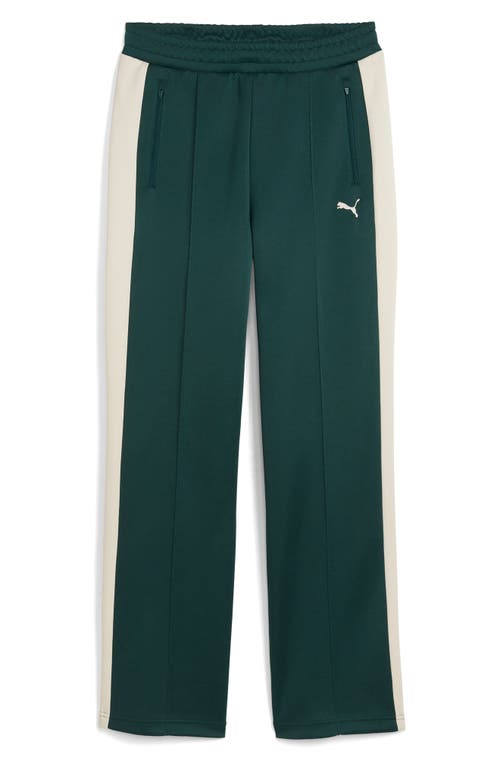 Puma T7 Always On Straight Track Pants In Green