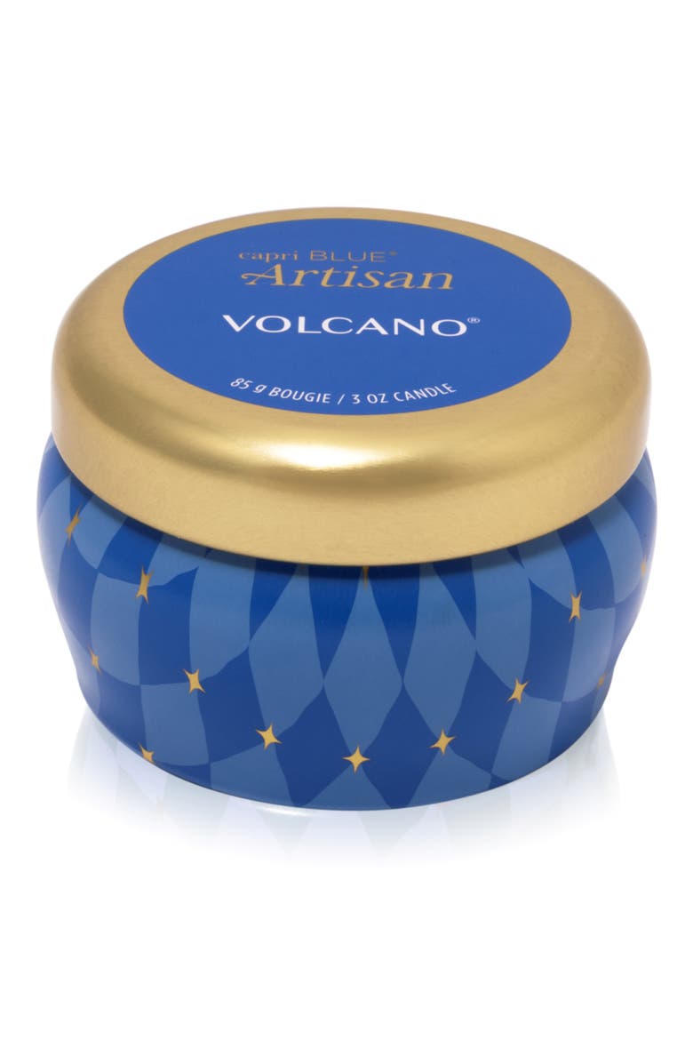 Winter Bazaar Volcano Mini Tin Candle, Alternate, color, VOLCANO