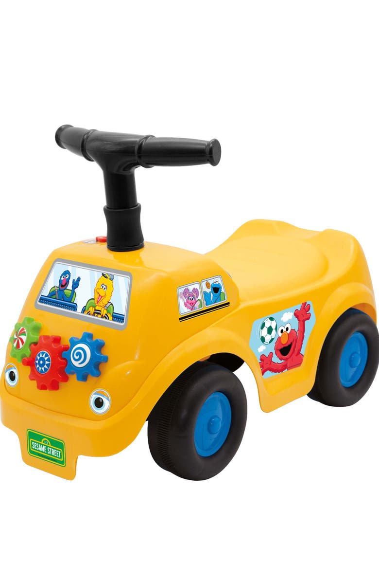 Kiddieland Elmo Sesame Street Lights N
 Sounds Rideon, Alternate, color, Yellow
