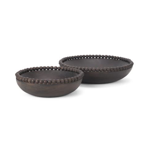 Wendell Wood Beads Round Bowls