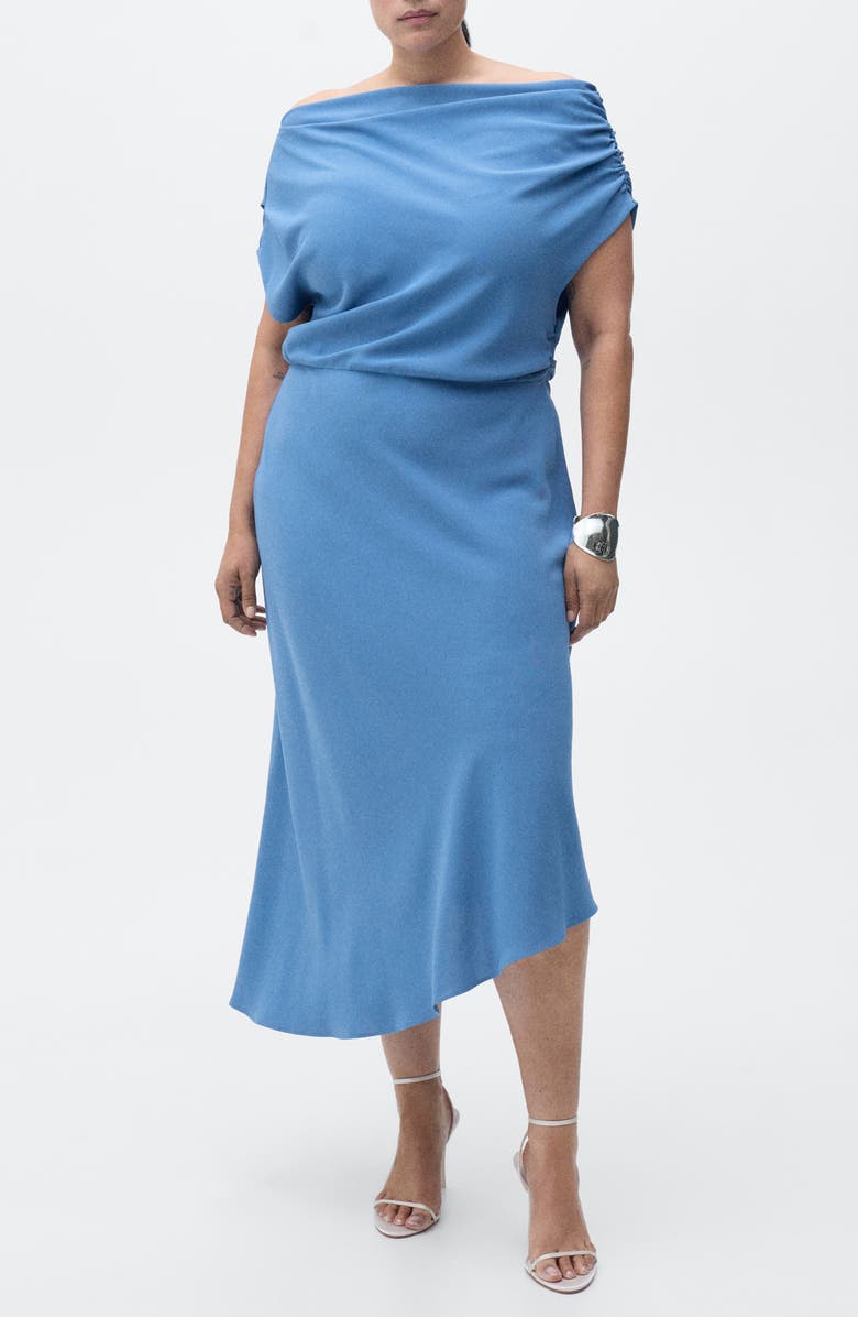 MANGO Off the Shoulder Sheath Cocktail Dress, Main, color, 
