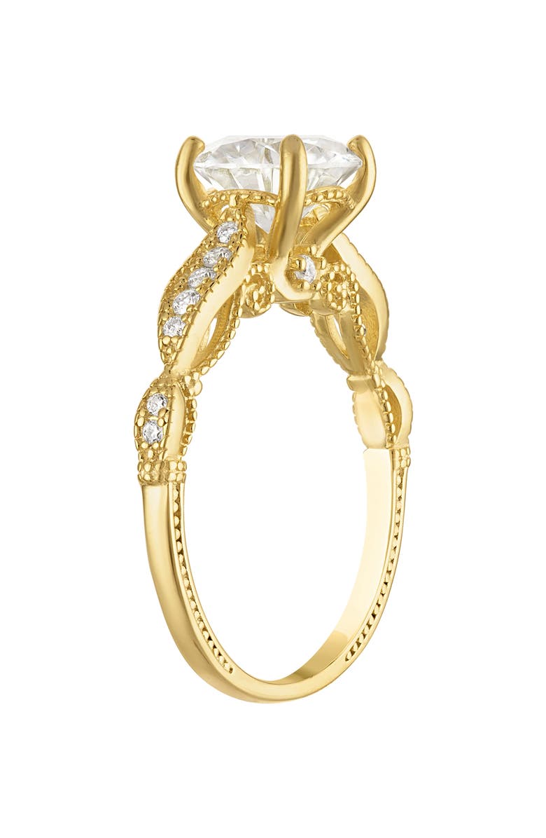 FZN Moissanite Ring, Alternate, color, Gold