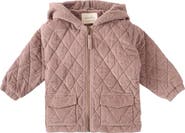 Pehr Organic Cotton Corduroy Quilted Hooded Jacket