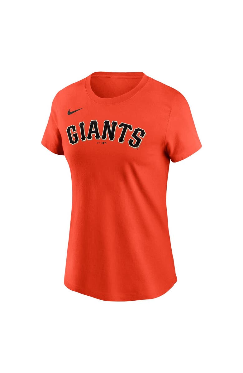 Nike Women's Nike Justin Verlander Orange San Francisco Giants Fuse Name & Number T-Shirt, Alternate, color, Orange