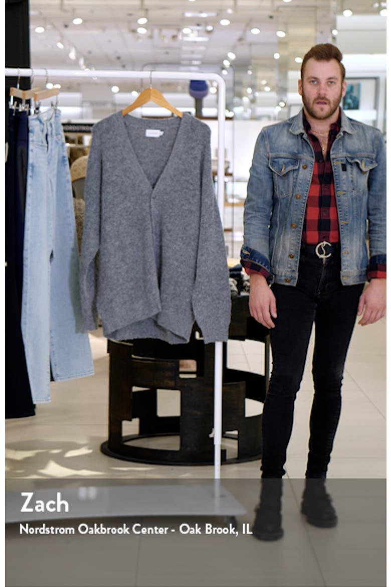 Relaxed Fit Brushed Cardigan video