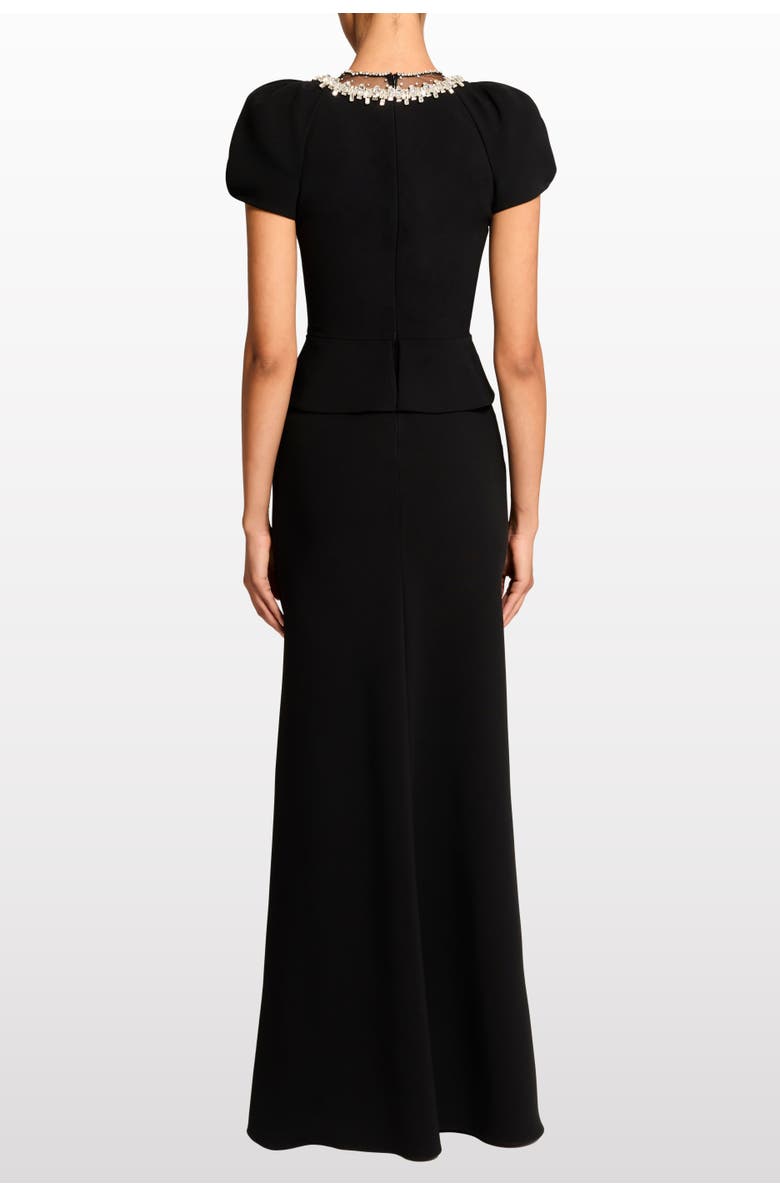 Jenny Packham Nocturne Maxi Dress, Alternate, color, Liquorice