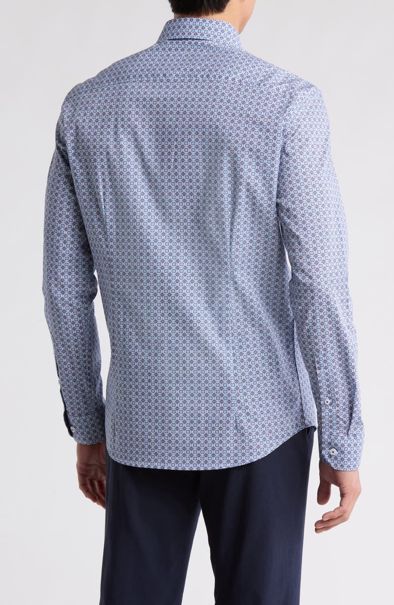 SOUL OF LONDON Long Sleeve Stretch Cotton Button-Up Shirt, Alternate, color,