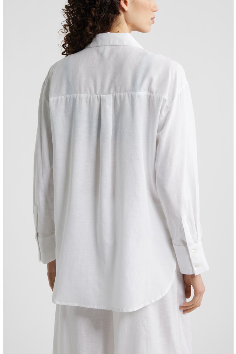 Cover-Up Shirt, Alternate, color, WHITE