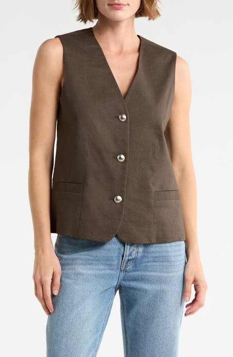 Belle Three Button Vest