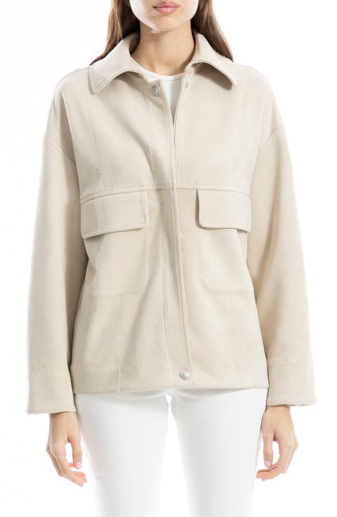Faux Suede Jacket