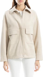 MAX STUDIO Faux Suede Jacket