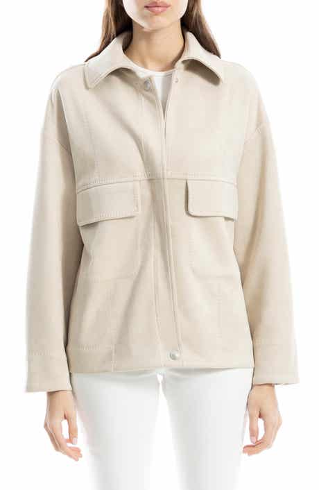 MAX STUDIO Faux Suede Jacket