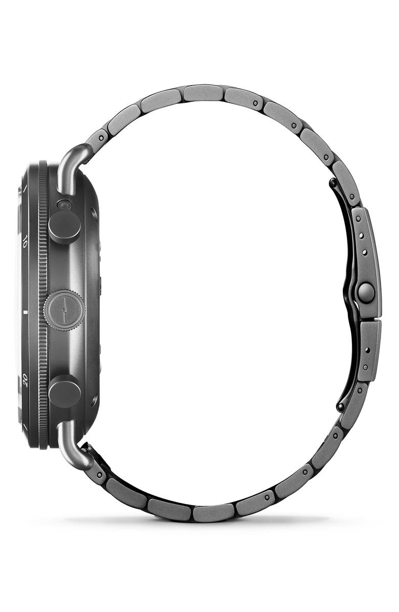 Shinola Canfield Sport Bracelet Watch, 45mm, Alternate, color, Black