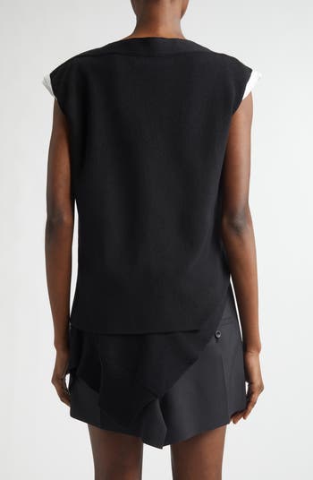 Sacai Suiting X Knit Dress | Nordstrom