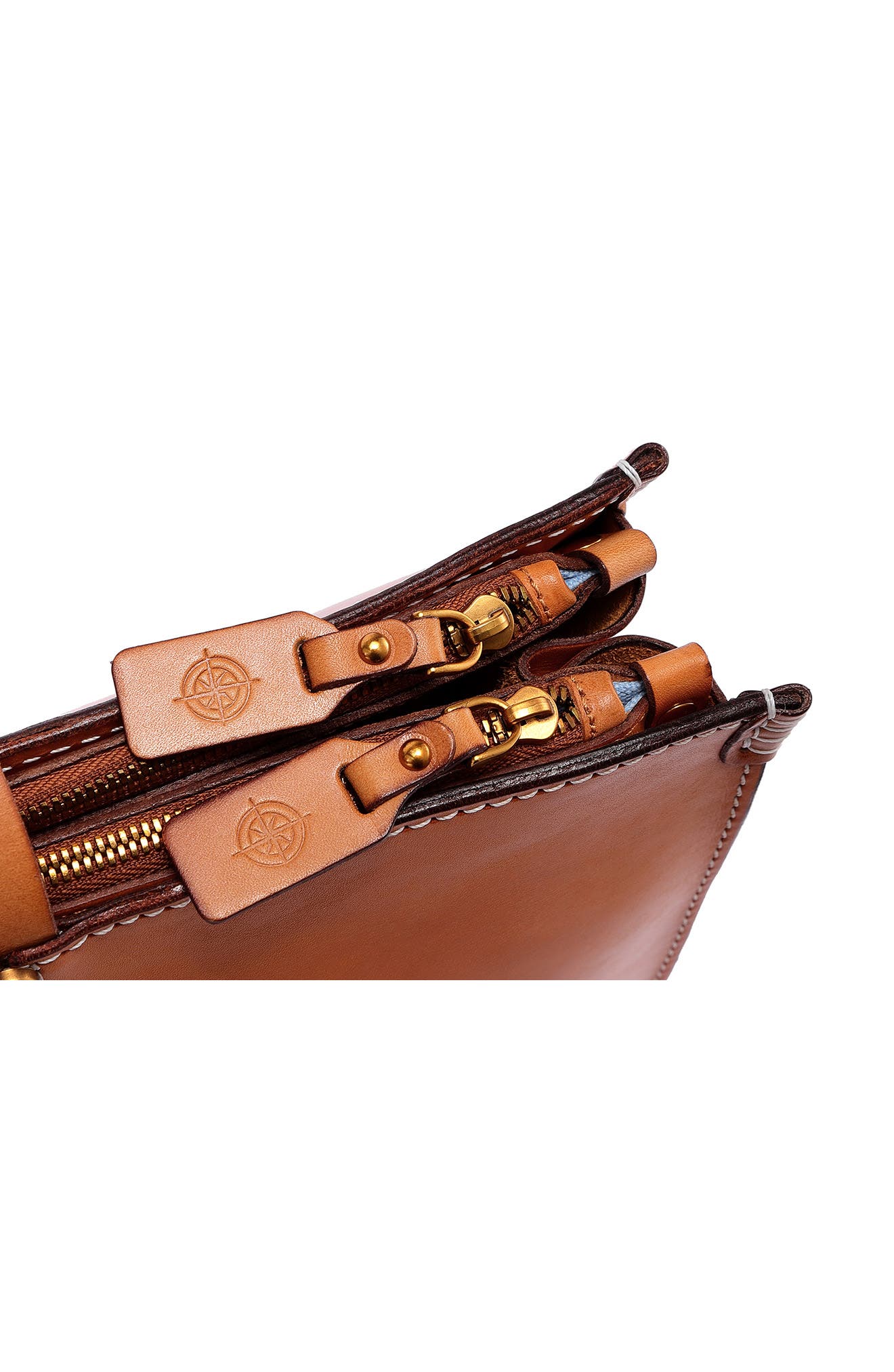 Sandstorm Leather Tote Bag, Alternate, color, CHESTNUT