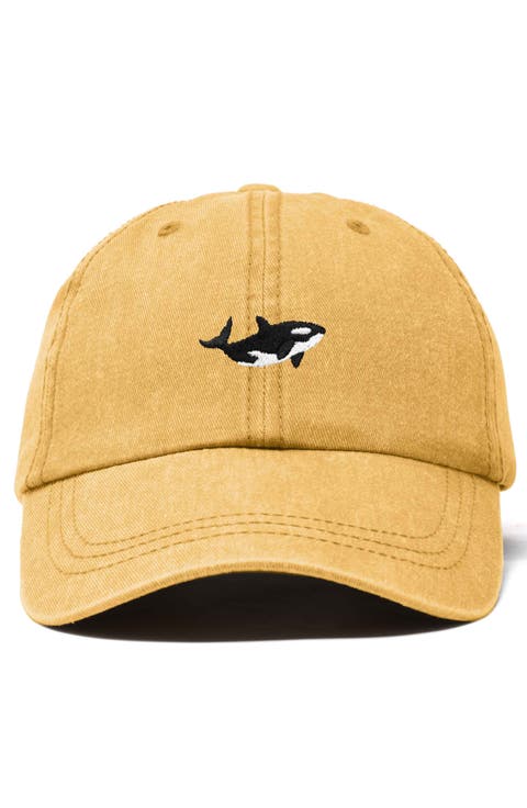 Killer Whale Embroidered Dad Hat