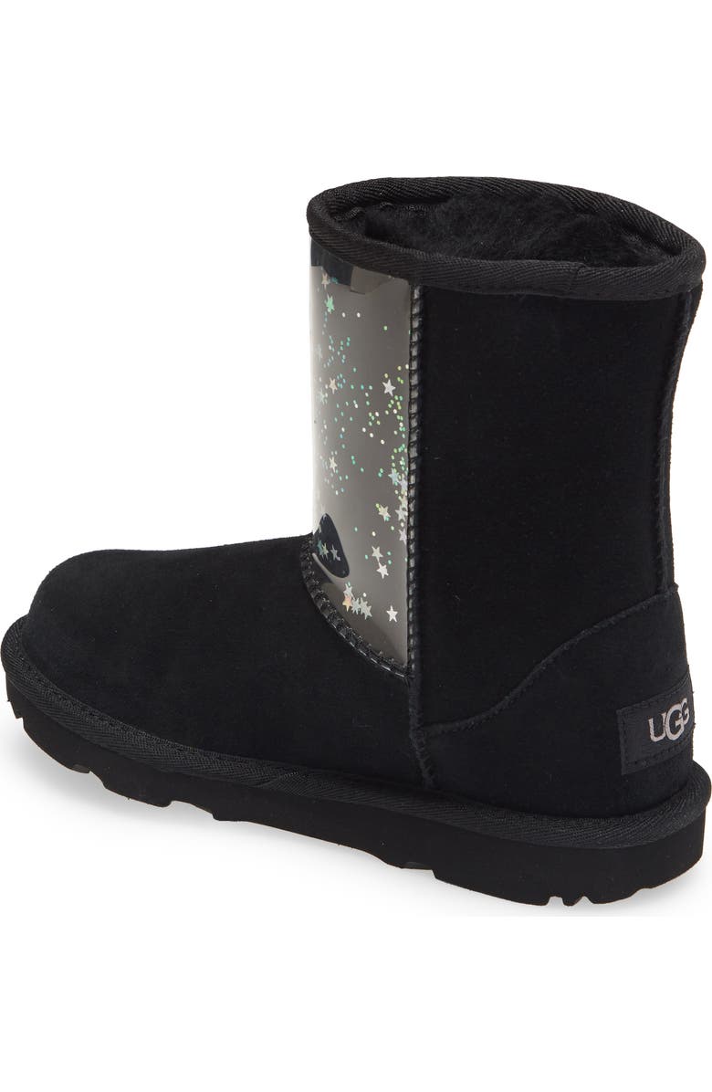 UGG<sup>®</sup> Classic II Clear Glitter Waterproof Boot, Alternate, color,