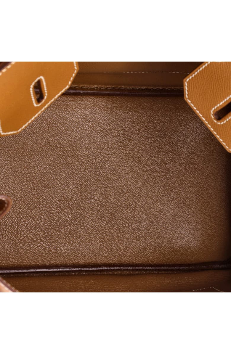 Pre-Owned Hermes Birkin Handbag Brown Epsom with Palladium Hardware 30, Alternate, color, Gold