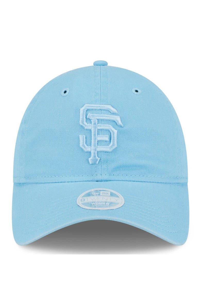 New Era Women's New Era Light Blue San Francisco Giants Doscientos Core Classic 9TWENTY Adjustable Hat, Alternate, color, 