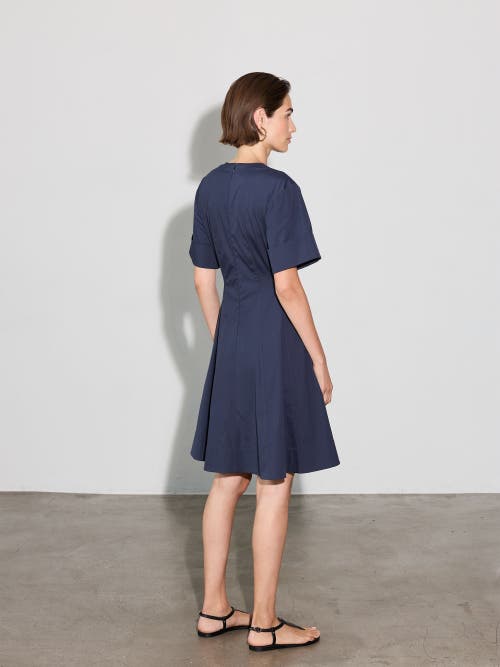 Callas Milano Sora Flared Dress In Blue