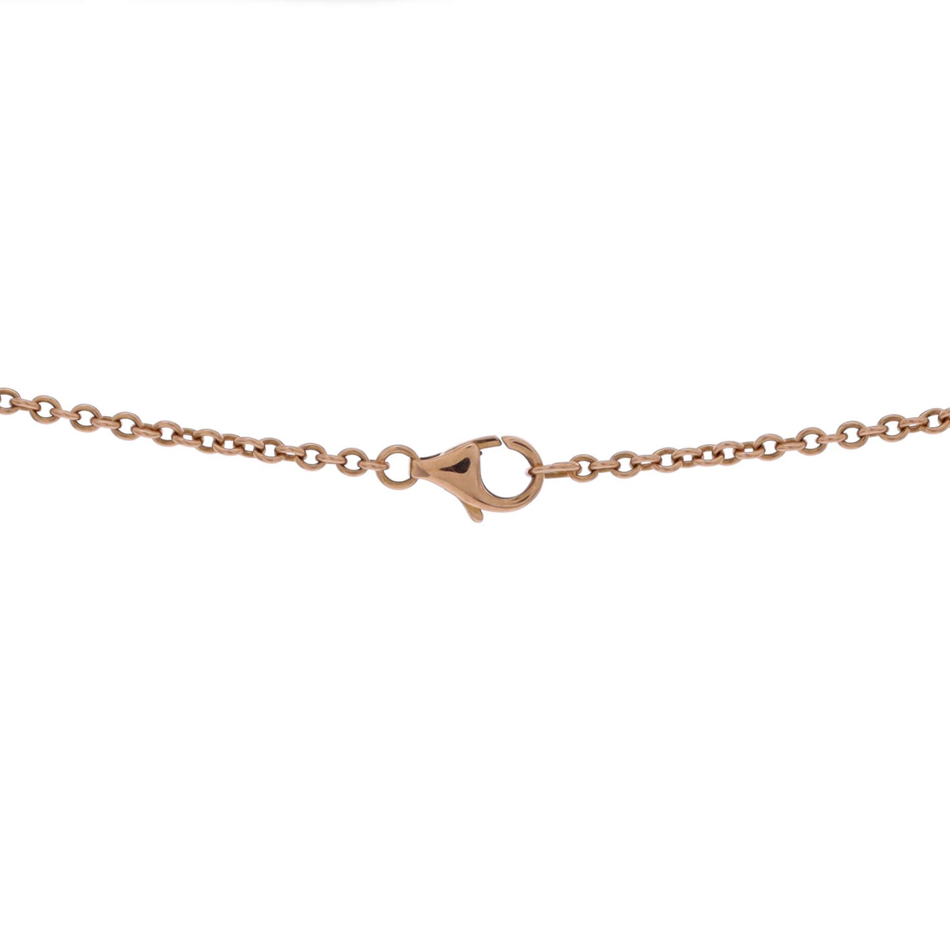 Love Interlocking Necklace 18K Rose Gold, Alternate, color, Metallic Gold