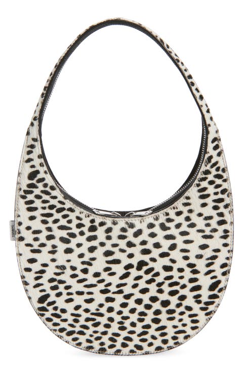 Soft Swipe Genuine Calf Hair Shoulder Bag